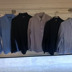 12 MENS EXPRESS SOME 1MX / CLASSIC/ FITTED XL BUTTON DOWN LONGSLEEVE SHIRTS